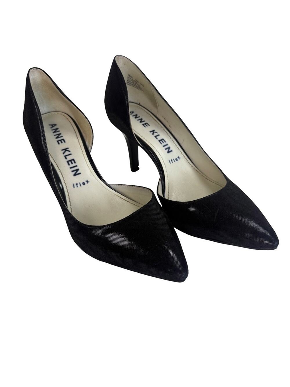 Anne Klein Black Pointed Toe High Heels size 10